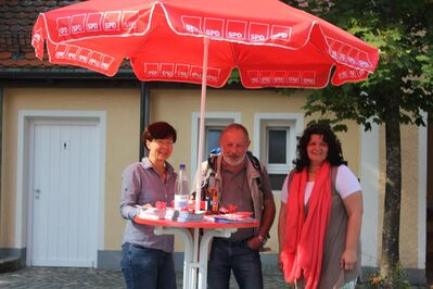 V.l.n.r.: Sissi Schätz, Franz Moser, Annette Heidrich